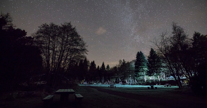 Dark Sky Discovery Site at Hamsterley Forest in the Durham Dales